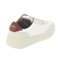Natural - Back - Boss Mens Baltimore Leather Tennis Trainers