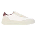 Natural - Side - Boss Mens Baltimore Leather Tennis Trainers