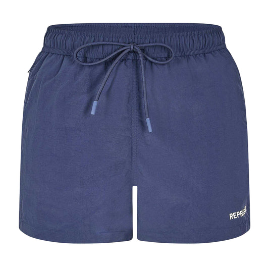 Dark Navy - Front - Represent Mens Logo Swim Shorts