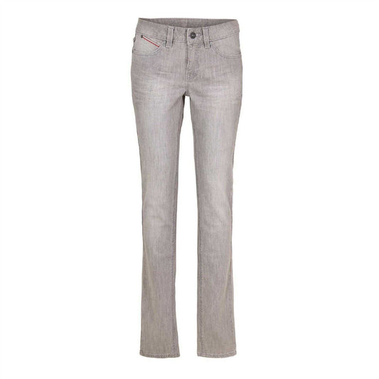Grey - Front - Puma Womens-Ladies Rinse Skinny Jeans