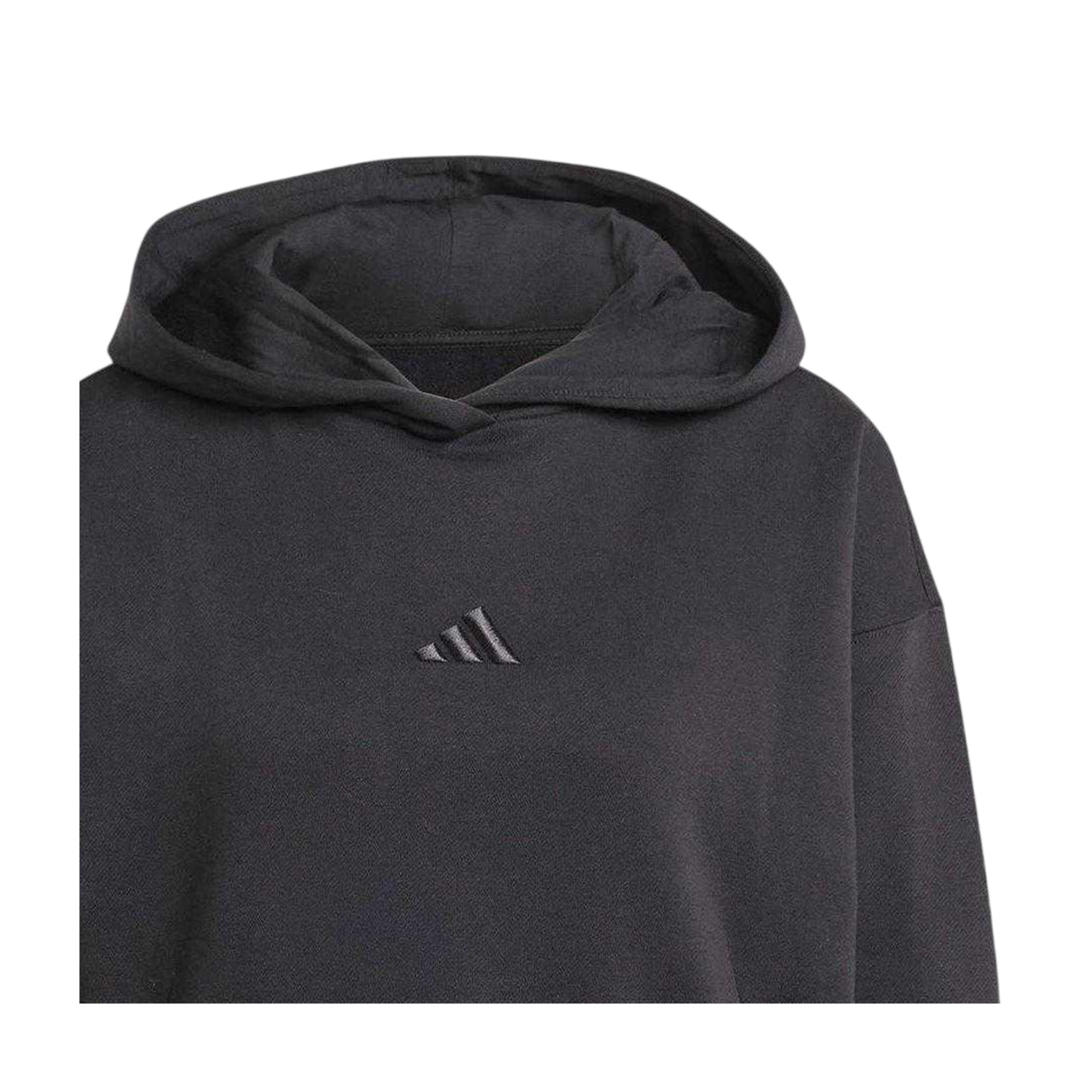 Black - Back - Adidas Womens-Ladies All SZN Embroidered Logo Hoodie