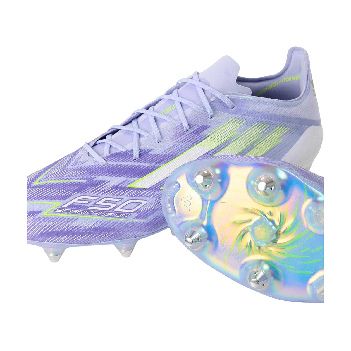 Violet - Lifestyle - Adidas Mens F50 Sparkfusion Soft Ground Football Boots