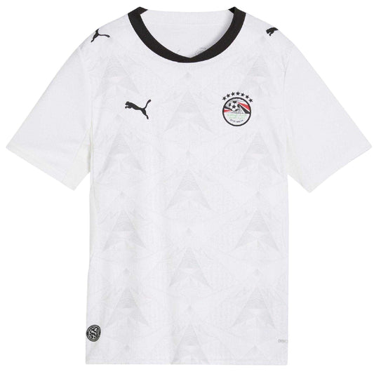 White-Green - Front - Puma Childrens-Kids Egypt World Cup 26 Away Shirt