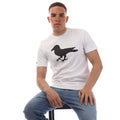 White - Pack Shot - Modern Amusement Mens Cali Crown Printed T-Shirt