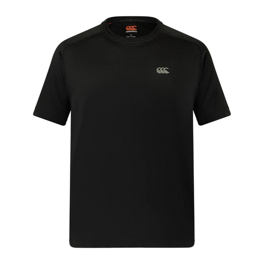 Black - Front - Canterbury Mens Tempo Short-Sleeved T-Shirt