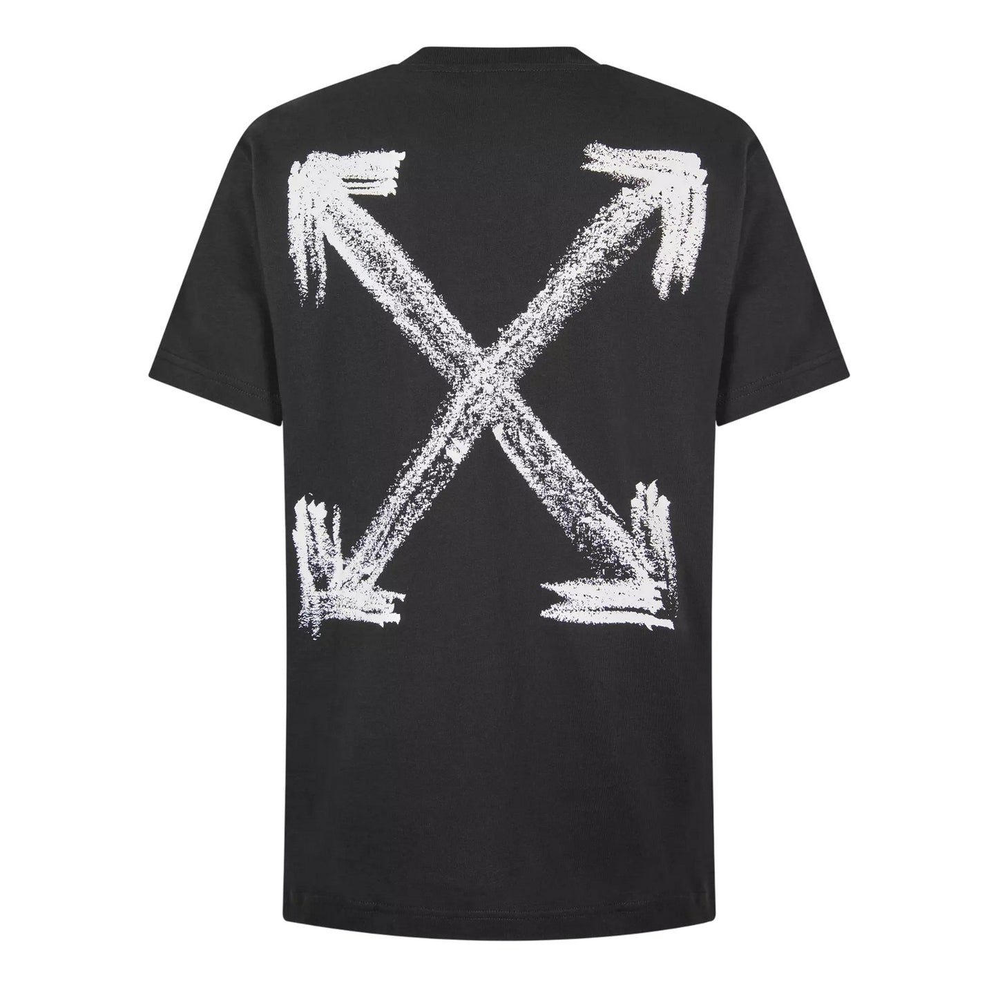 Black - Back - Off White Mens Logo Slim T-Shirt
