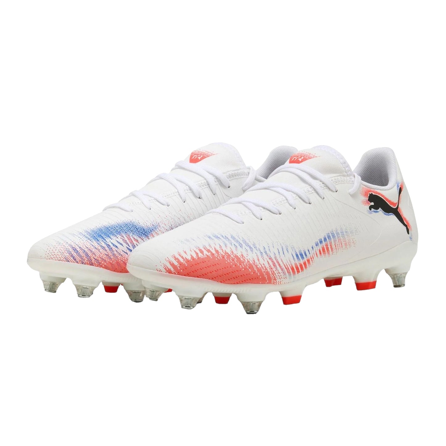 Puma White - Pack Shot - Puma Mens Future 8 Play Graphic Print Soft Ground Football Boots