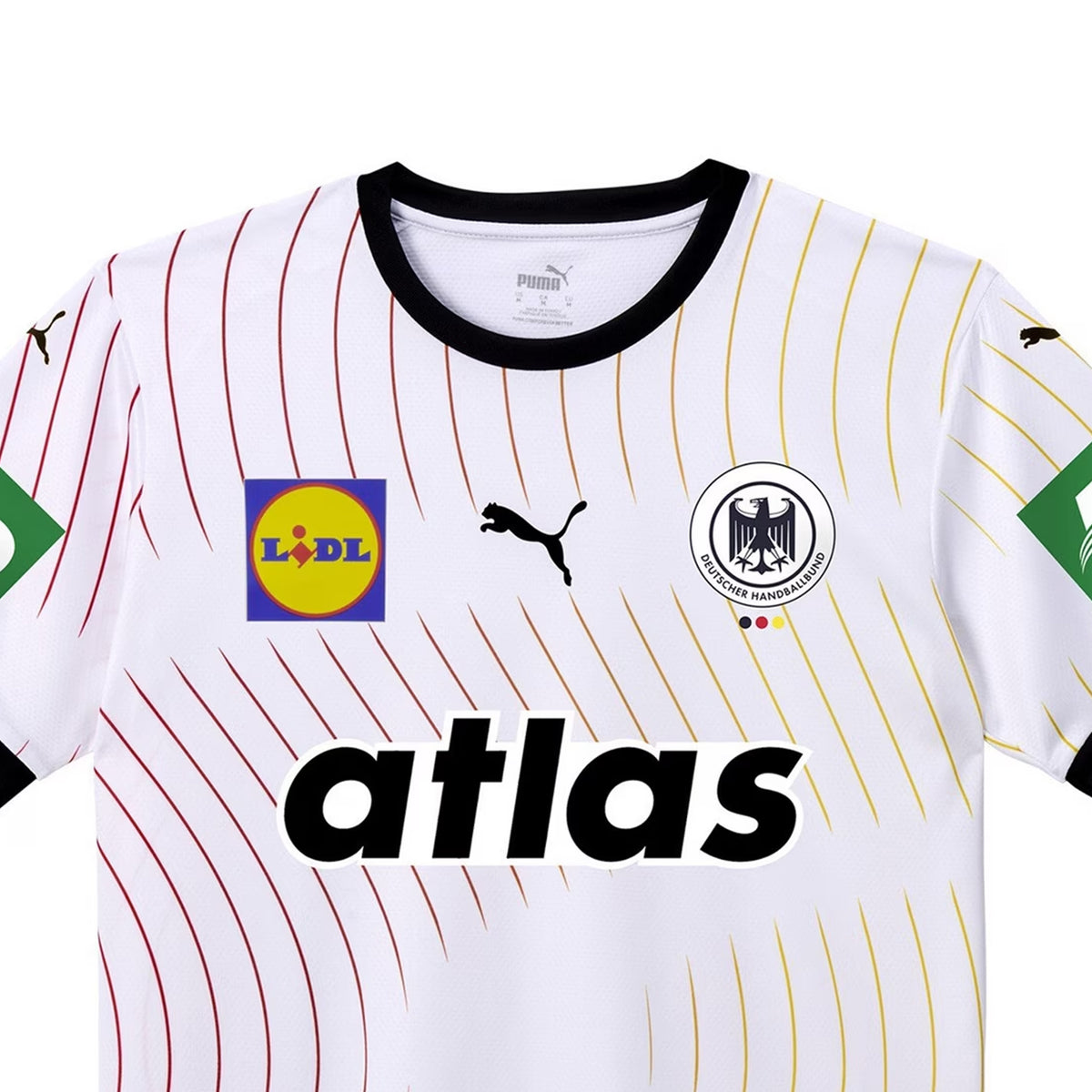 White-Black - Side - Puma Mens DHB Home Performance Jersey