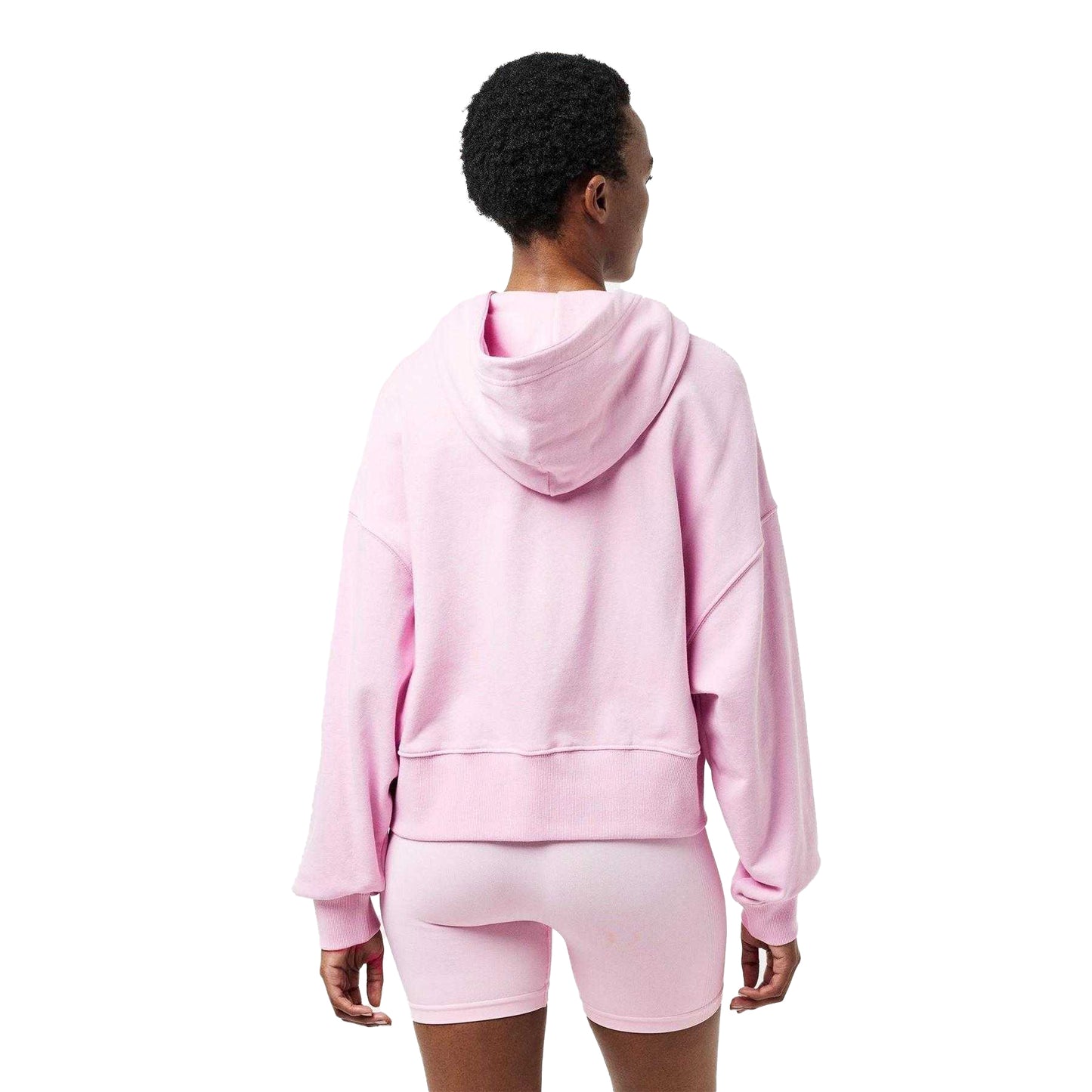 Chalk Pink - Pack Shot - PE Nation Womens-Ladies Global Pullover Hoodie