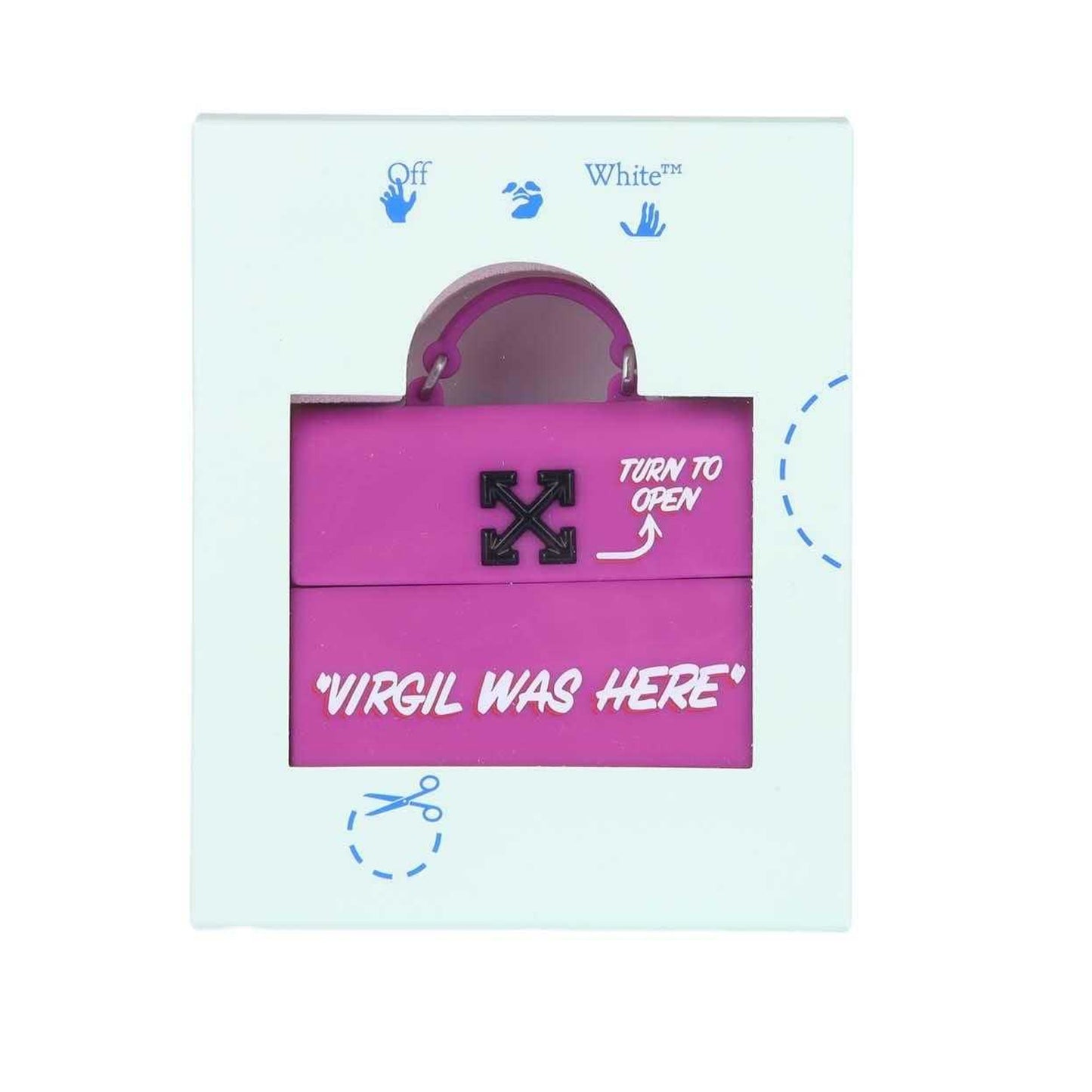 Lilac-White-Black - Lifestyle - Off White Jitney AirPod Pro Case