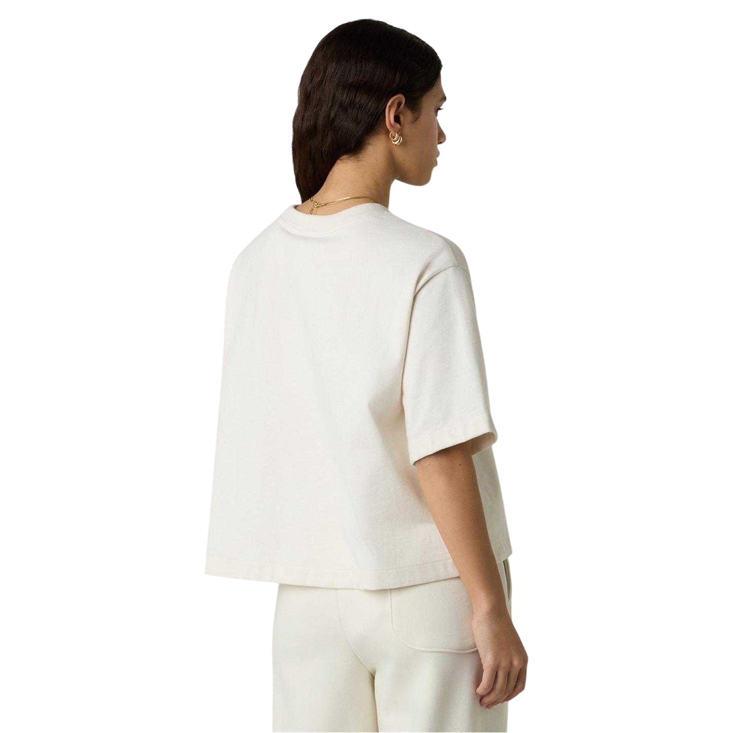 White - Lifestyle - The North Face Womens-Ladies Box Logo Boxy T-Shirt