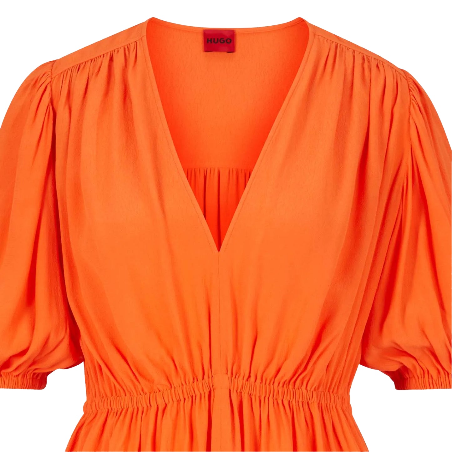 Orange - Back - Hugo Boss Womens-Ladies Kamen-1 Mini Dress