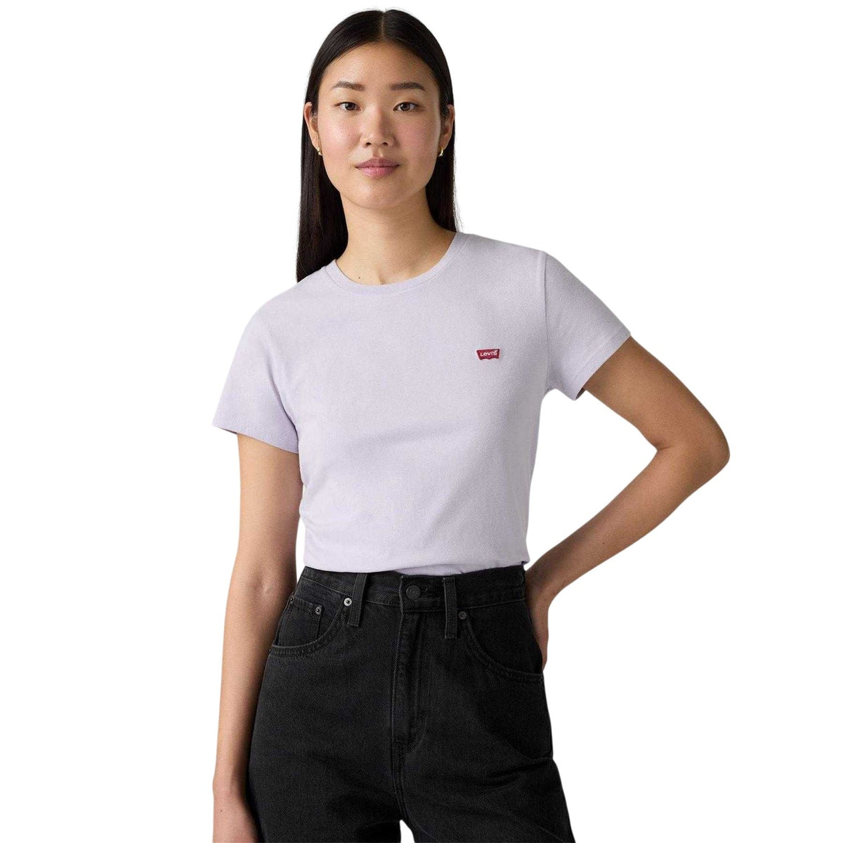 Thistle - Lifestyle - Levis Womens-Ladies Perfect Crew Neck T-Shirt