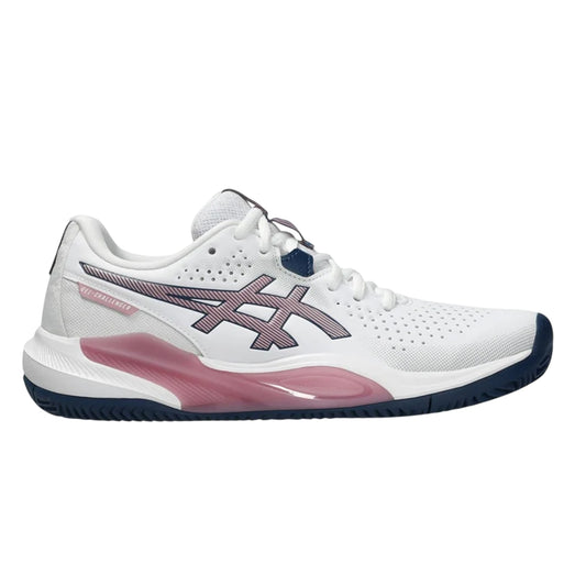 White-Pink - Front - Asics Womens-Ladies Challenger 15 Tennis Shoes