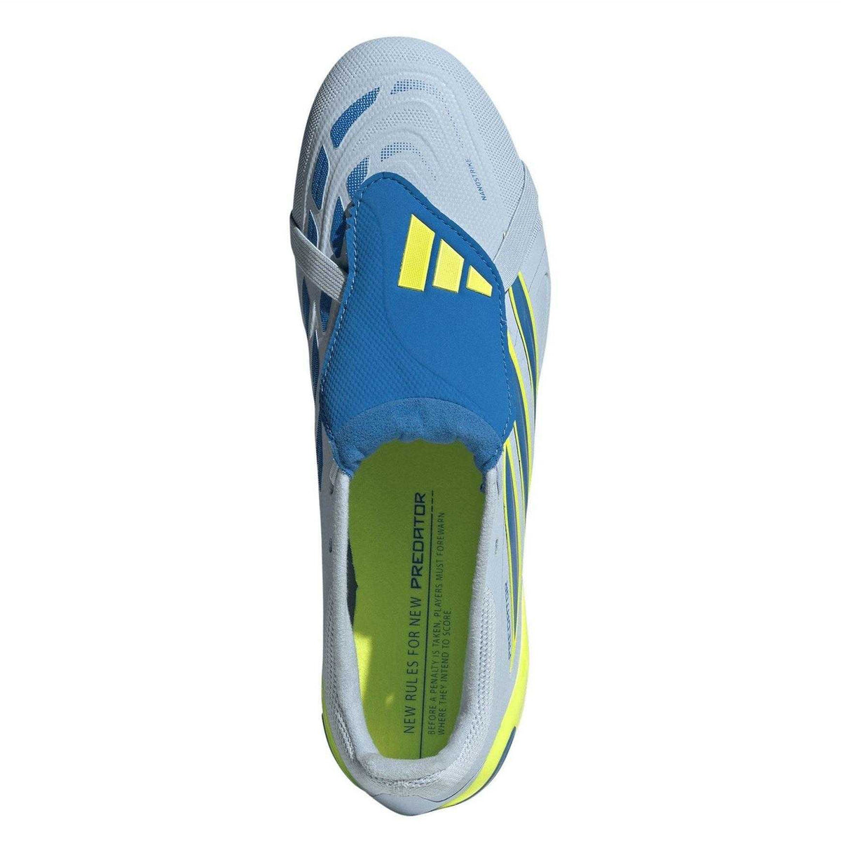 Blue-Yellow - Lifestyle - Adidas Unisex Adult Predator 3 Firm Ground Football Boots
