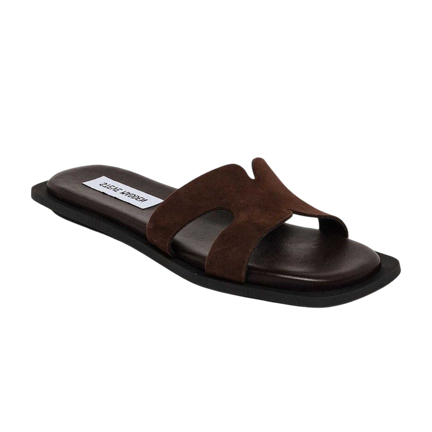 Dark Brown - Lifestyle - Steve Madden Womens-Ladies Sofia Suede Sandals
