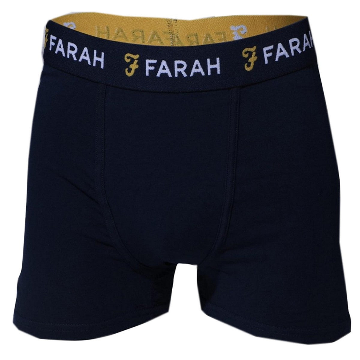 Navy-Grey-Black - Back - Farah Mens Lomli Boxer Shorts (Pack of 3)