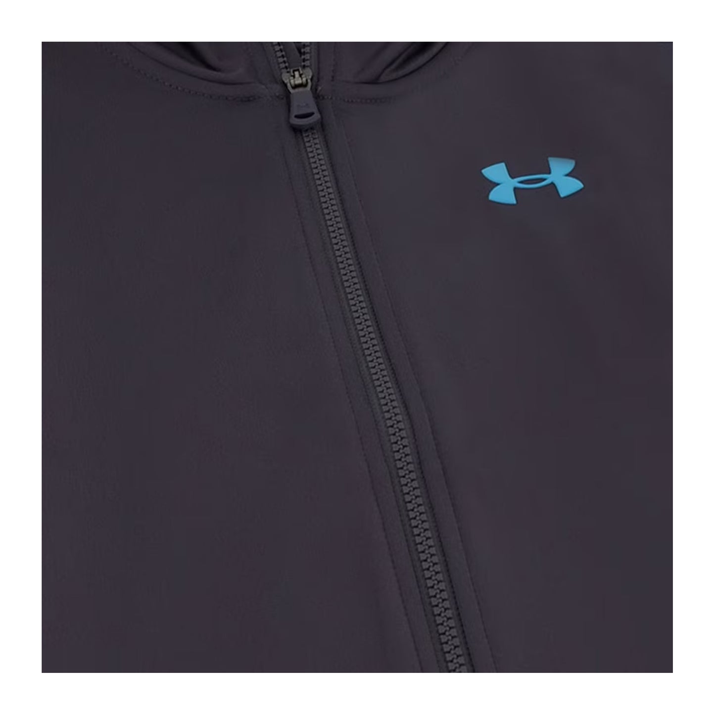 Grey-Blue - Pack Shot - Under Armour Childrens-Kids Brawler Tracksuit Set