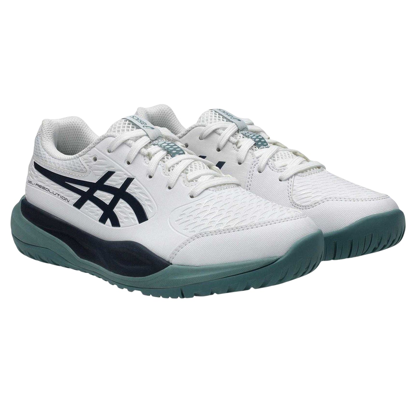 White-Night - Pack Shot - Asics Childrens-Kids Resl X Tennis Shoes