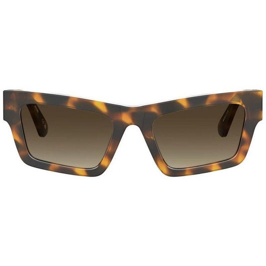 Havana - Front - Moschino Womens-Ladies Cut Out Sunglasses