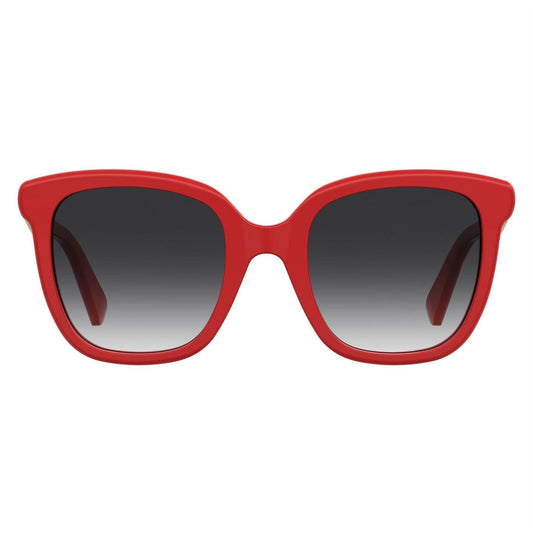 Red - Front - Moschino Womens-Ladies Round Gradient Sunglasses