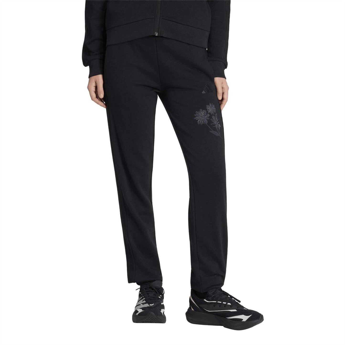 Black - Pack Shot - Adidas Womens-Ladies Joggers