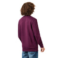 Berry - Back - Weekend Offender Mens Warwick Crew Neck Sweatshirt