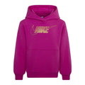 Pink - Front - Nike Childrens-Kids Club Fleece Hoodie