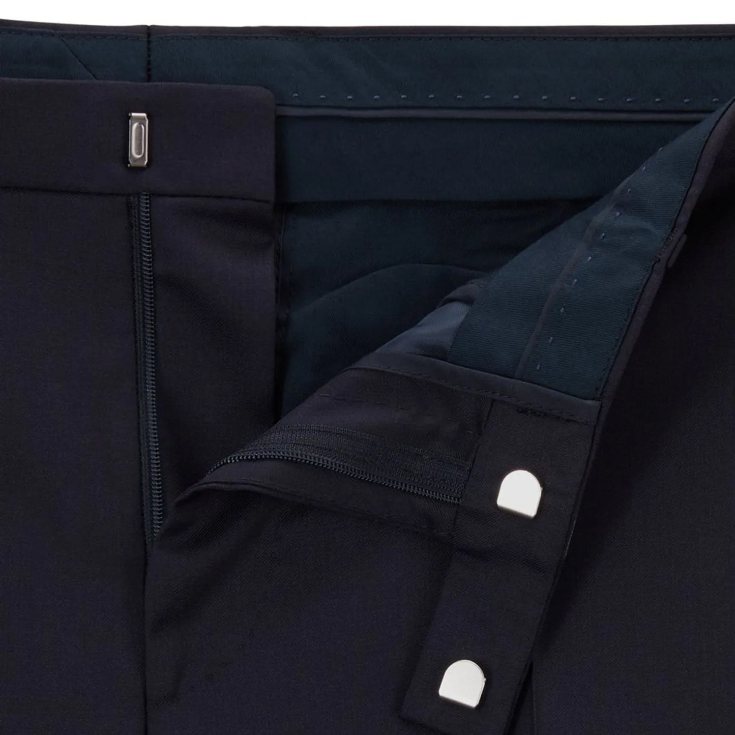 Dark Blue - Side - Hugo Boss Mens Lenon Trousers