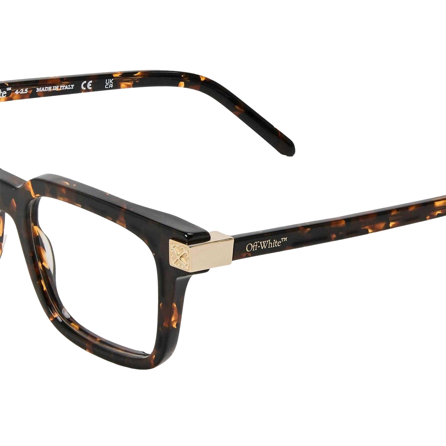 Dark Havana Brown - Lifestyle - Off White Unisex Adult Style 8S Sunglasses