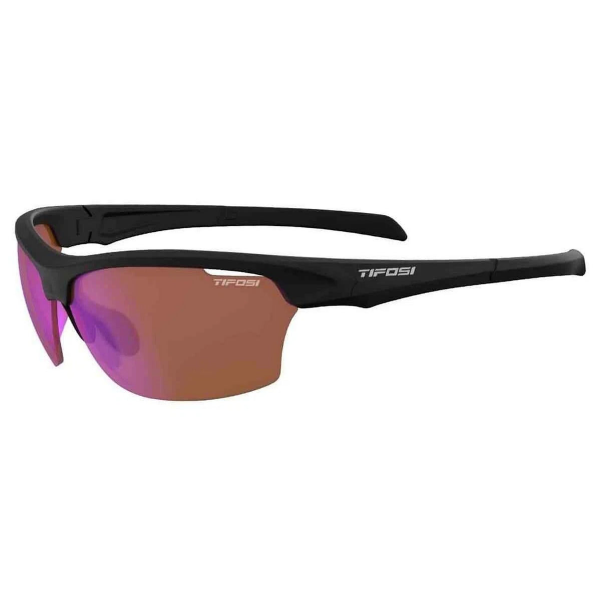 Matte Black - Back - Tifosi Unisex Adult Mirror Sunglasses
