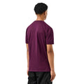 Berry - Back - Weekend Offender Mens Sutton Checked Chest Pocket T-Shirt