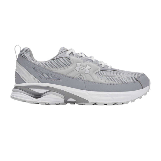 Frost Gray - Front - Under Armour Mens Apparition Tech Mesh Trainers