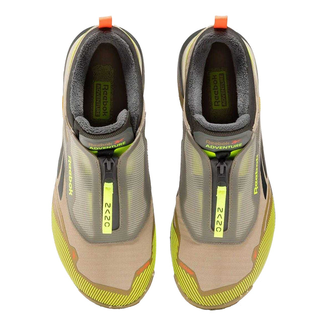 Beige-Lime Green-Black-Light Grey - Lifestyle - Reebok Unisex Adult Nano X4 Adventure Winter Trainers
