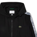 Black - Pack Shot - Lacoste Mens Recycled Polyester Track Jacket