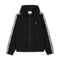 Black - Front - Lacoste Mens Recycled Polyester Track Jacket