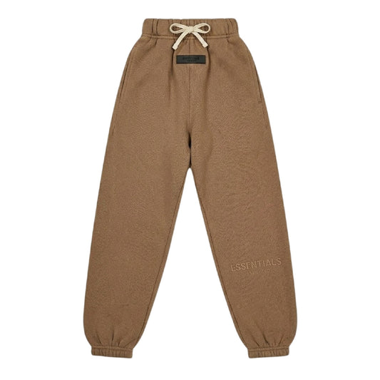 Wood - Front - Fear Of God Essentials Childrens-Kids Fleece Relaxed Fit Jogging Bottoms