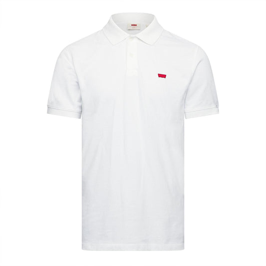 Bright White - Front - Levis Mens Housemark Slim Polo Shirt