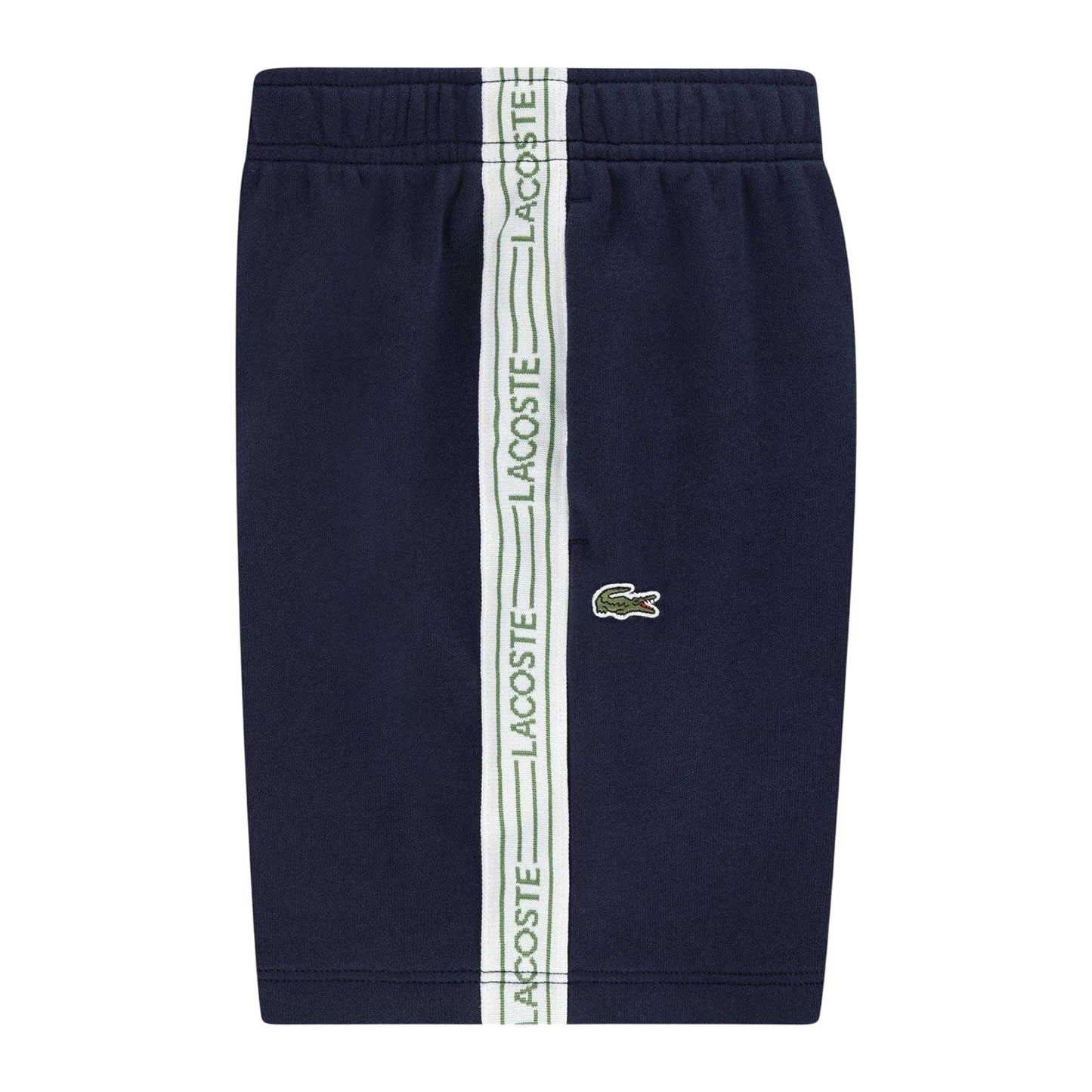 Marine Blue - Side - Lacoste Childrens-Kids Fleece Embroidered Logo Shorts