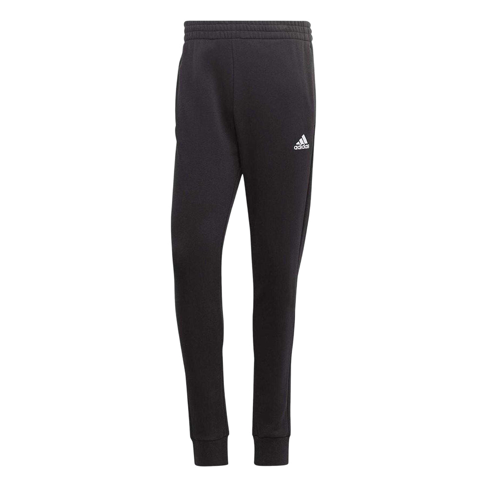 Black - Side - Adidas Mens Sportswear Basic 3 Stripes French Terry Tracksuit Set