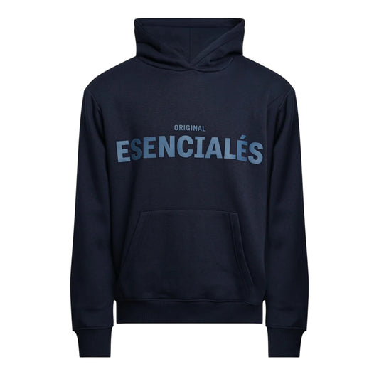Navy - Front - Original Esenciales Mens Smith Hoodie