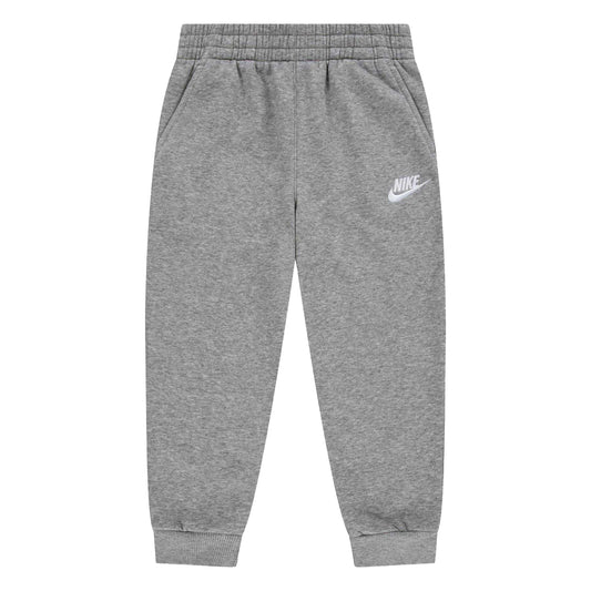 Grey - Front - Nike Childrens-Kids Fleece Relaxed Fit Joggers