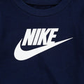 Navy - Side - Nike Childrens-Kids Futura T-Shirt
