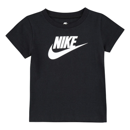 Black - Front - Nike Childrens-Kids Futura T-Shirt