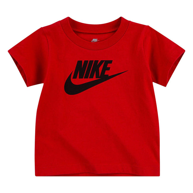 Red - Front - Nike Childrens-Kids Futura T-Shirt