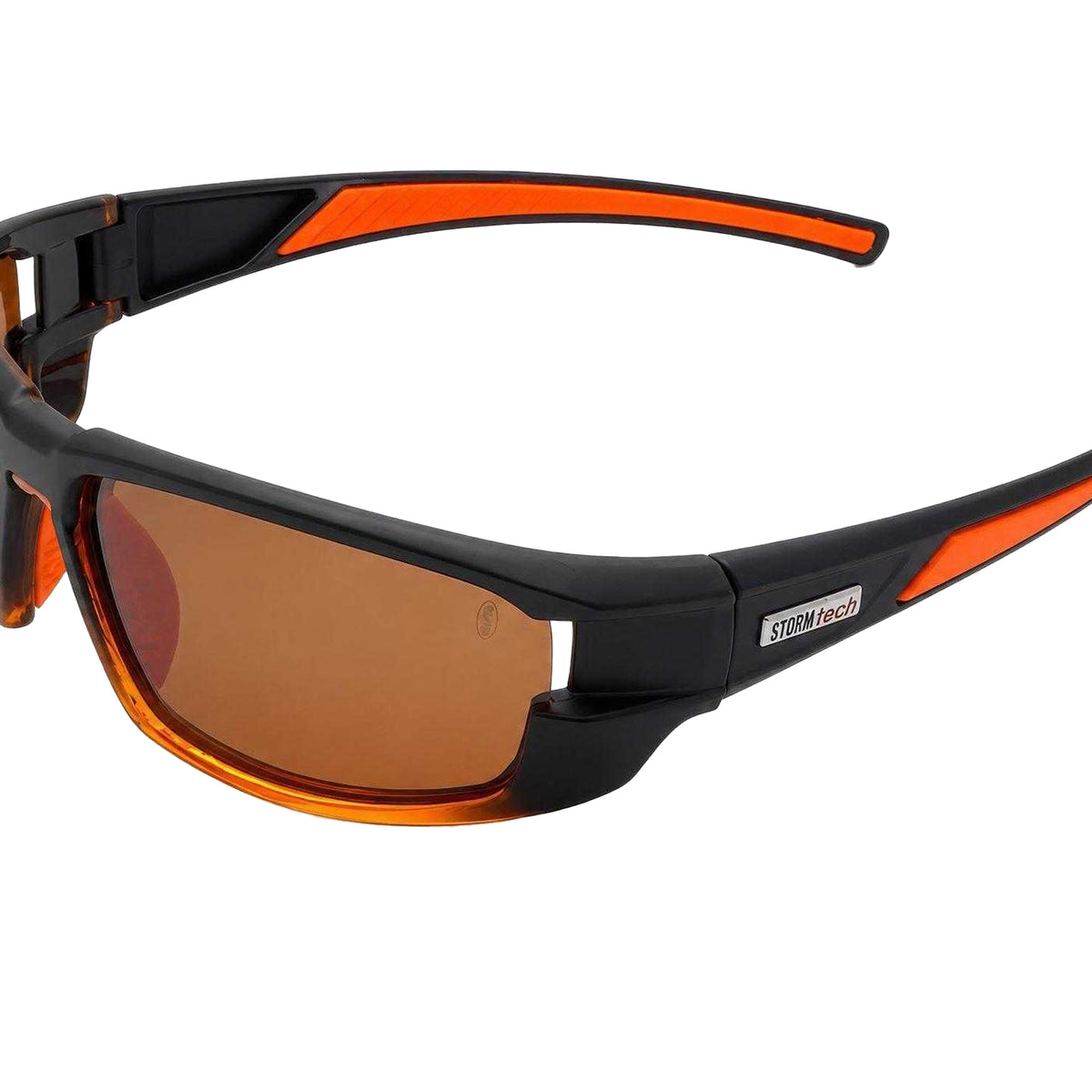Orange - Side - Storm Mens Contrast Detail Sunglasses