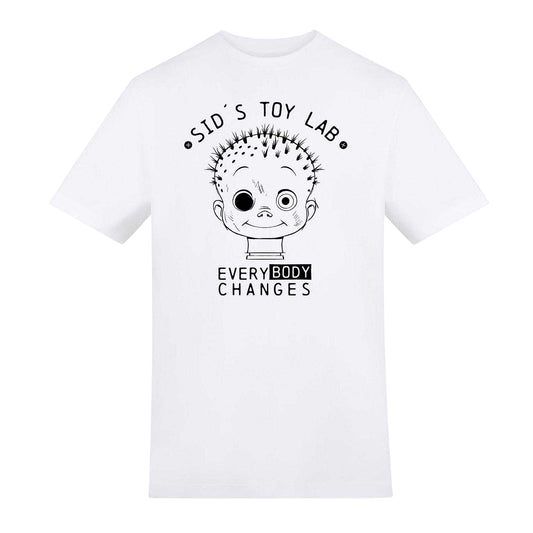 White - Front - Toy Story Unisex Adult Sid´s Toy Lab Printed T-Shirt