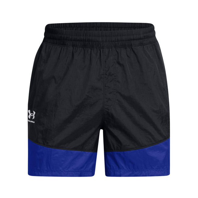Black - Front - Under Armour Mens Terrace96 Woven Shorts
