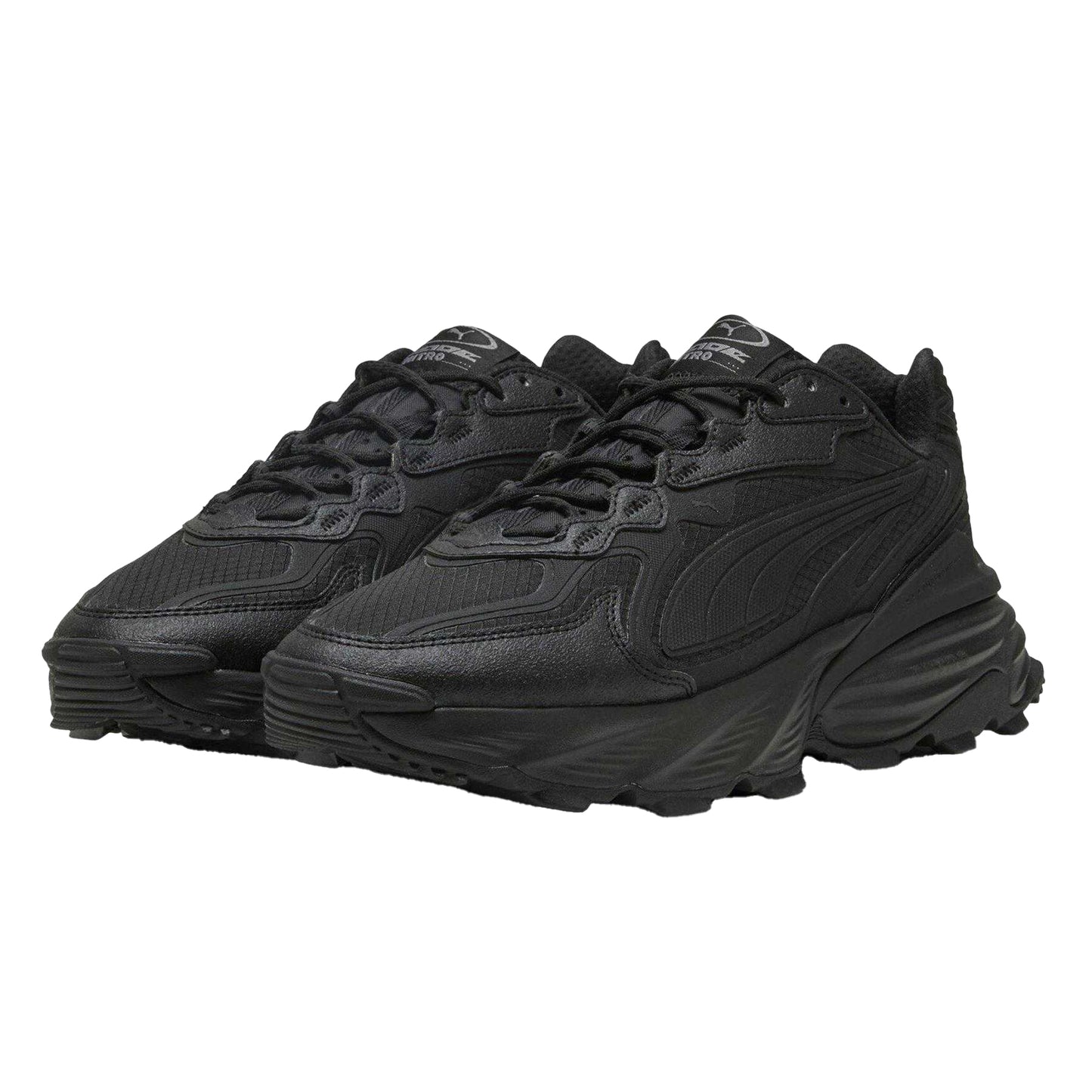 Black - Close up - Puma Mens Fade Nitro Neutral Running Shoes