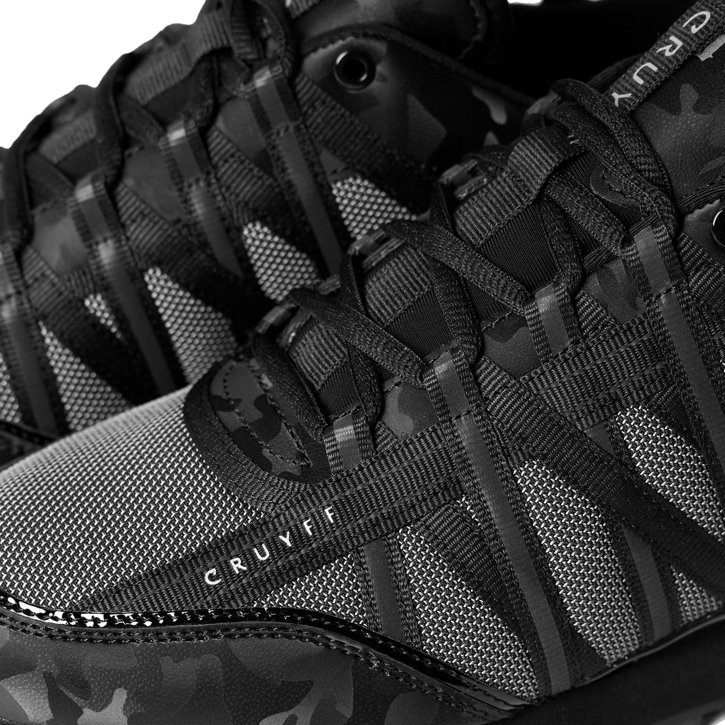 Black Camo - Lifestyle - Cruyff Mens Fearia Mesh Hex-Tech Trainers